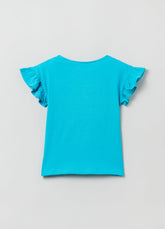 Ovs Kids Girl Cotton T-Shirt With Flounces